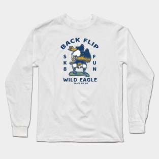 eagle back flip Long Sleeve T-Shirt